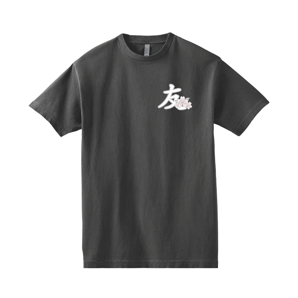 YFK "BLOSSOMS" TSHIRT - GD BLACK