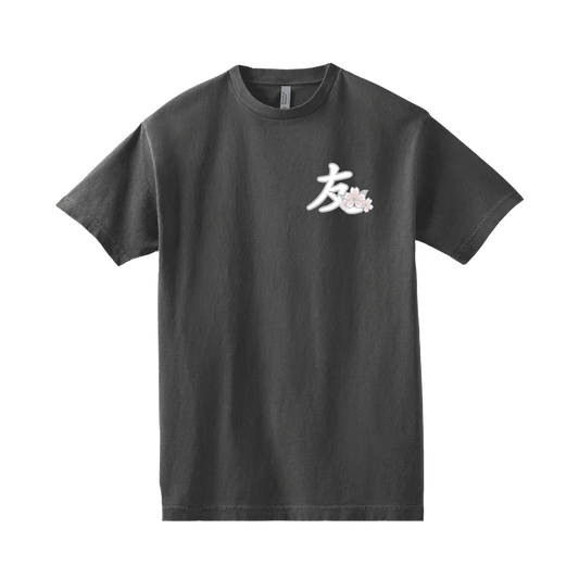 YFK "BLOSSOMS" TSHIRT - GD BLACK